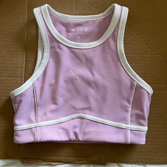 Wilo Australian Brand Small Removable Padded Bra Active Lilac - Size Small - Picture 2 of 8